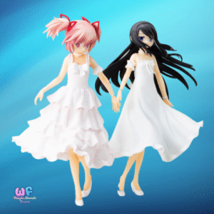 Kaname Madoka & Akemi Homura - SQ Figure - White Onepiece